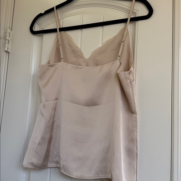 NWOT Express Cream Satin Lace V-Neck Cami Size XS - Picture 6 of 11